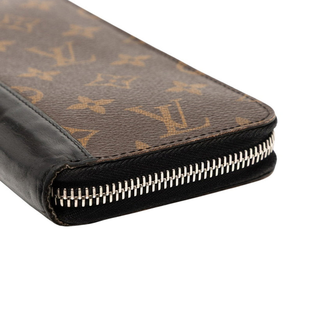 Louis Vuitton Black Brown Noir Pvc Leather Long Wallet (Bi-Fold) (Pre-Owned)