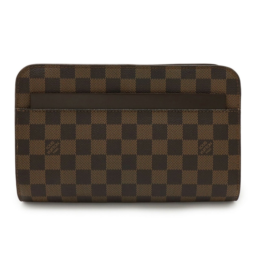 Louis Vuitton Brown Damier Canvas Damier Canvas Clutch Bag Pouch (Pre-Owned)