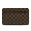 Louis Vuitton Brown Damier Canvas Damier Canvas Clutch Bag Pouch (Pre-Owned)