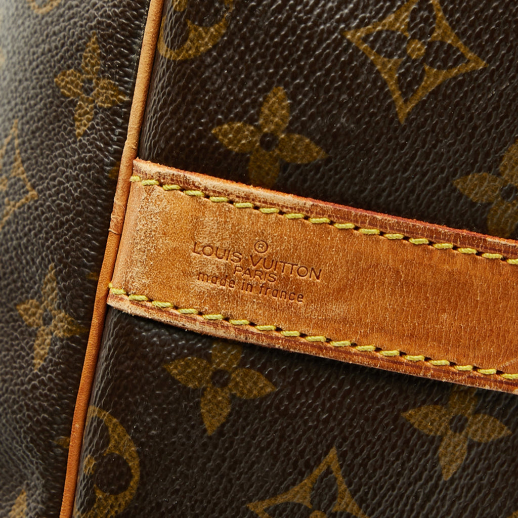 Louis Vuitton Monogram Brown Pvc Leather Boston Bag Shoulder Bag (Pre-Owned)
