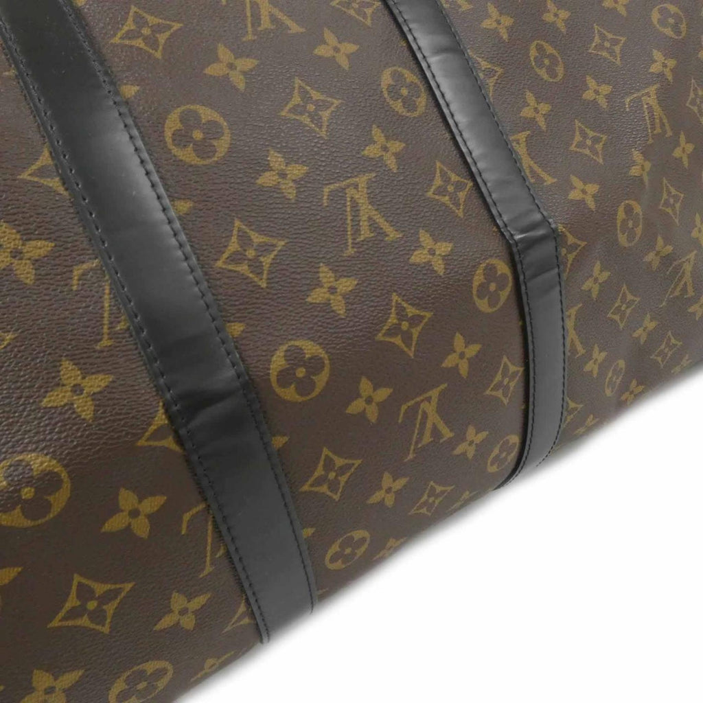 Louis Vuitton Marron Coated Canvas Boston Bag (Pre-Owned)