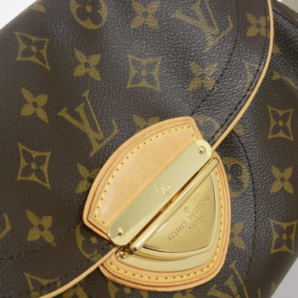 Louis Vuitton Marron Coated Canvas Shoulder Bag (Pre-Owned)