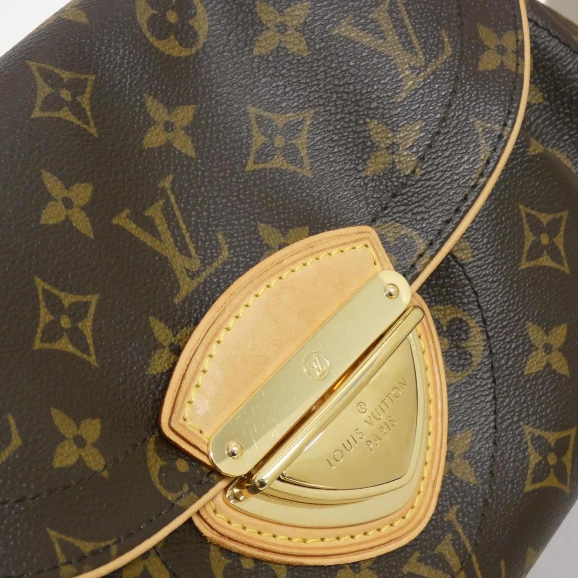 Louis Vuitton Marron Coated Canvas Shoulder Bag (Pre-Owned)