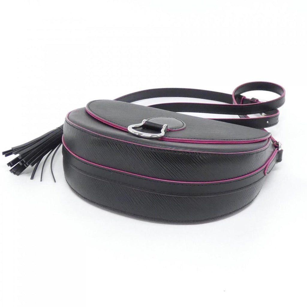 Louis Vuitton Black Hot Pink Leather Shoulder Bag (Pre-Owned)