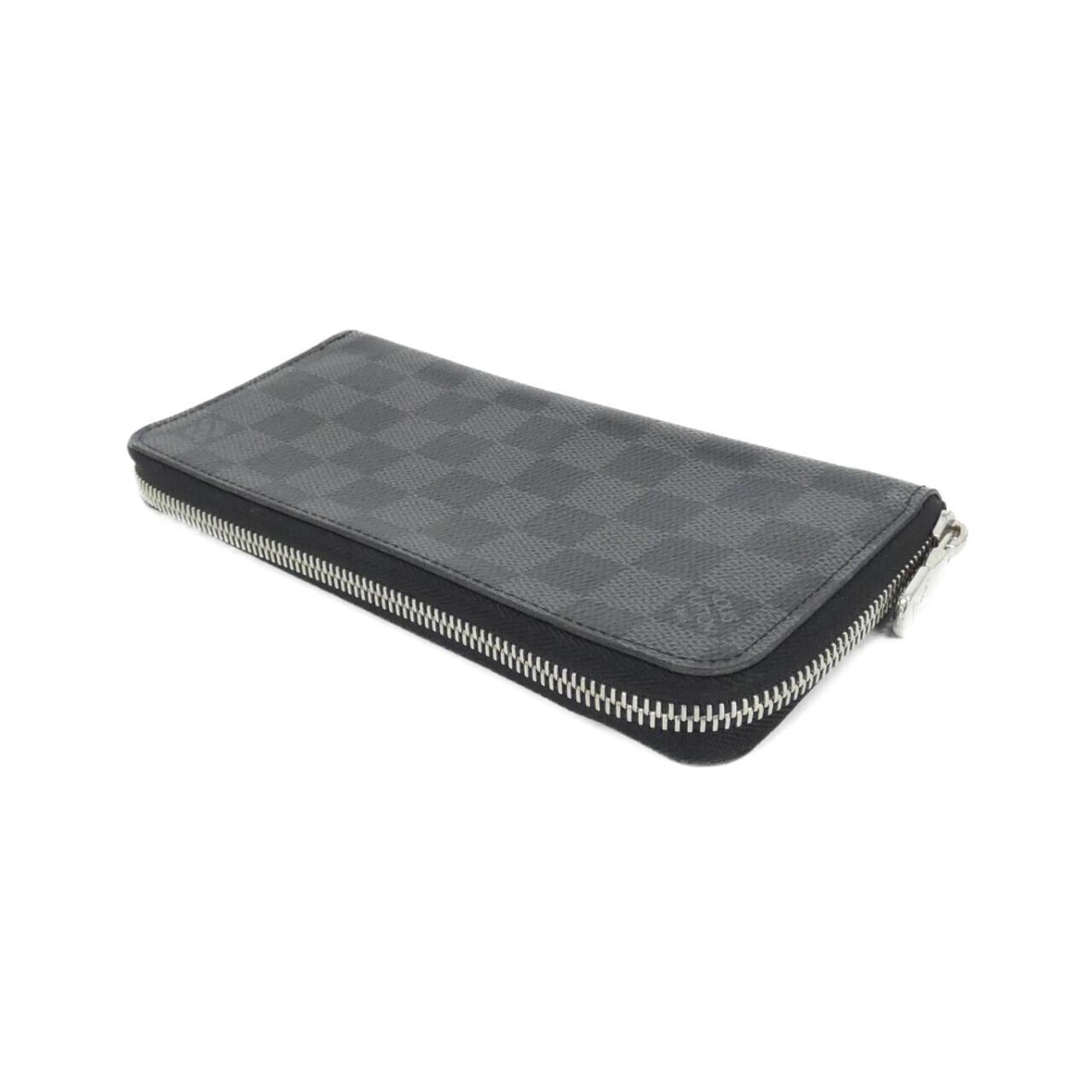 Louis Vuitton Dark Gray Graphite Coated Canvas Long Wallet (Bi-Fold) (Pre-Owned)