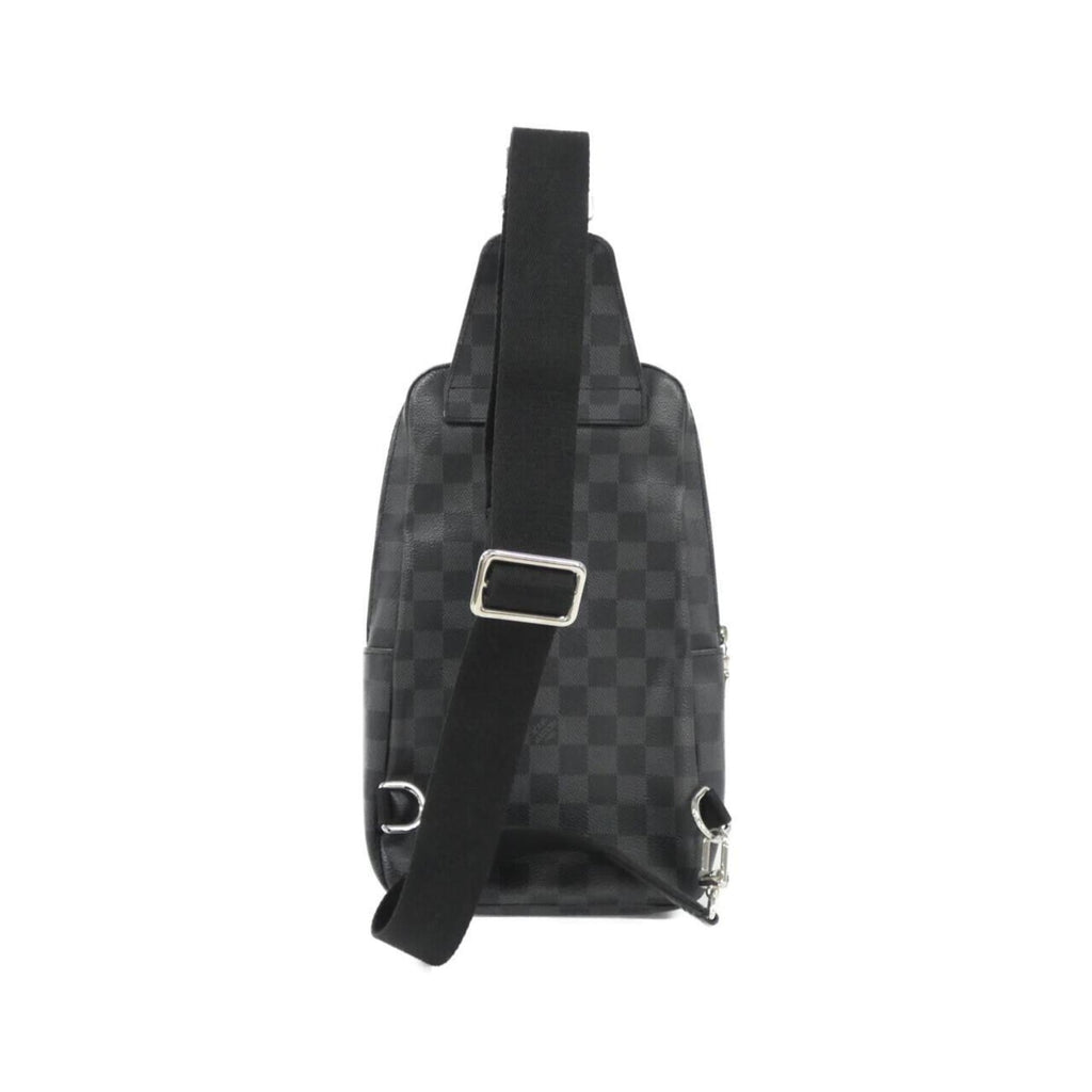 Louis Vuitton Graphite Gray Coated Canvas Shoulder Bag (Pre-Owned)