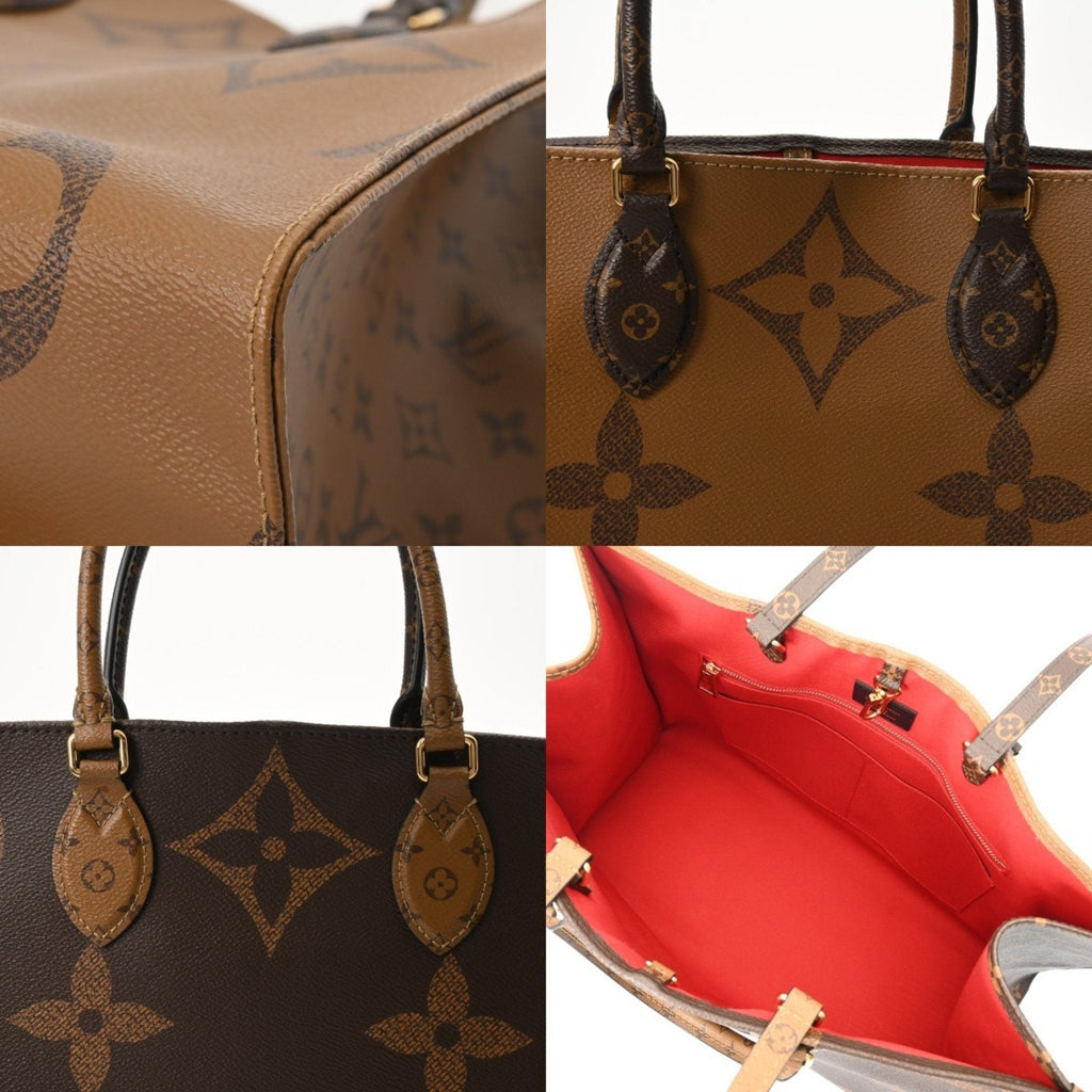 Louis Vuitton Brown Monogram Canvas Handbag (Pre-Owned)
