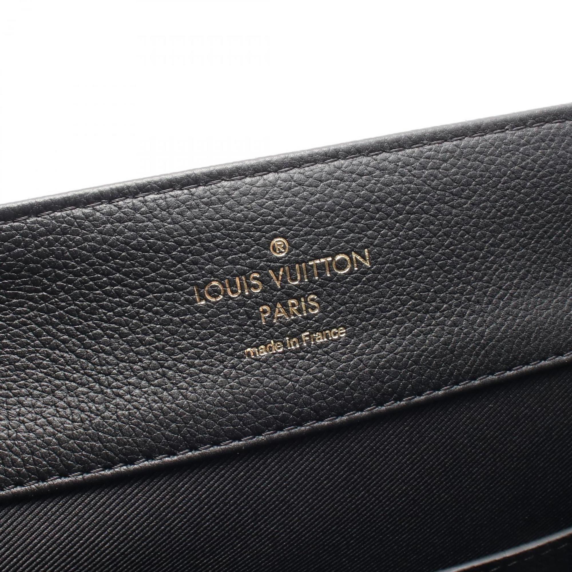Louis Vuitton Black Ivory Leather Handbag (Pre-Owned)