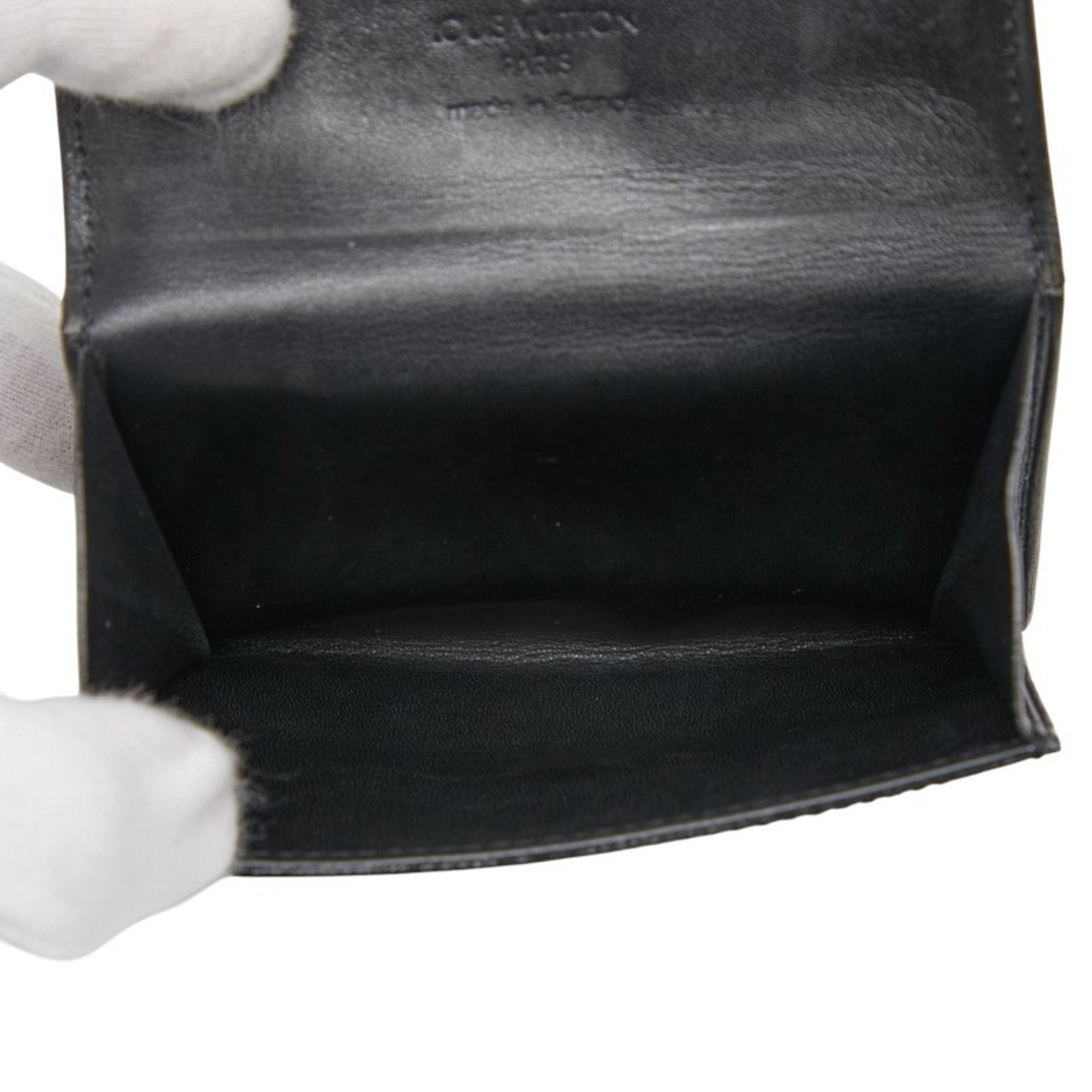Louis Vuitton Black Patent Leather Coin Purse/Coin Case (Pre-Owned)