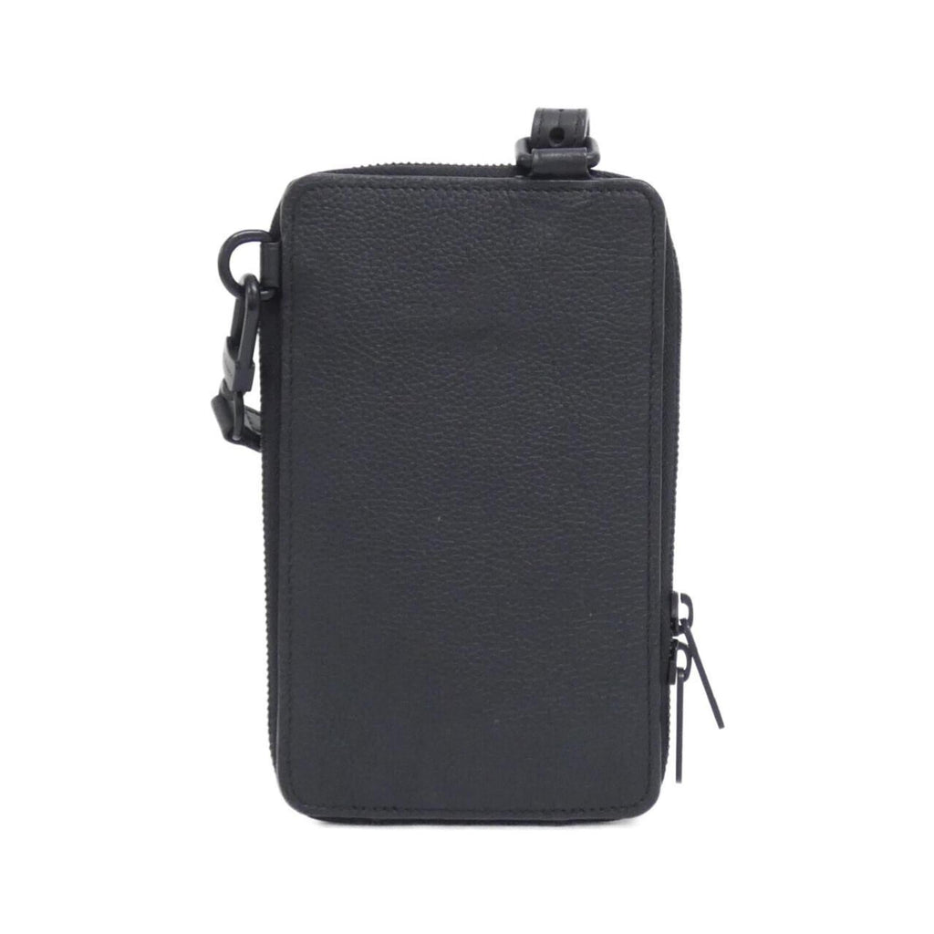 Louis Vuitton Black Leather Shoulder Bag (Pre-Owned)