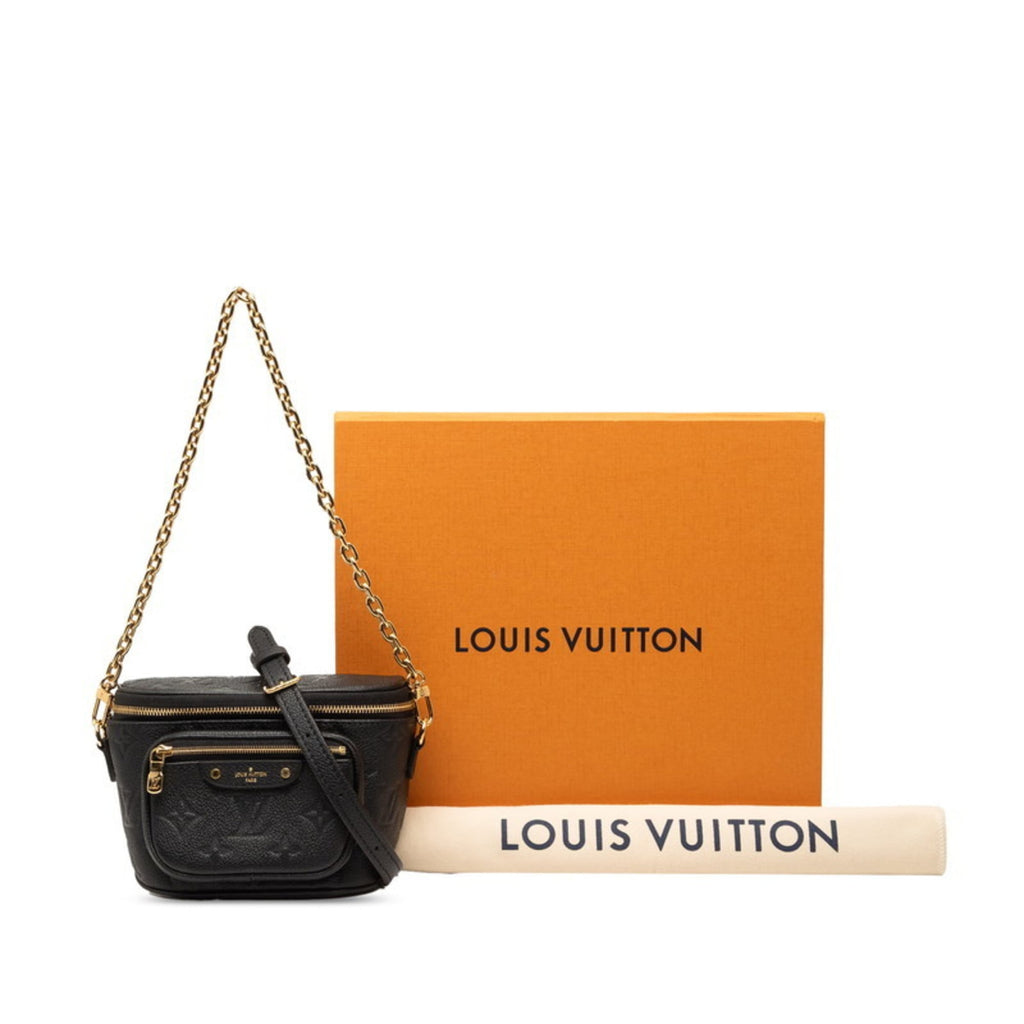 Louis Vuitton Black Noir Leather Handbag Shoulder Bag (Pre-Owned)