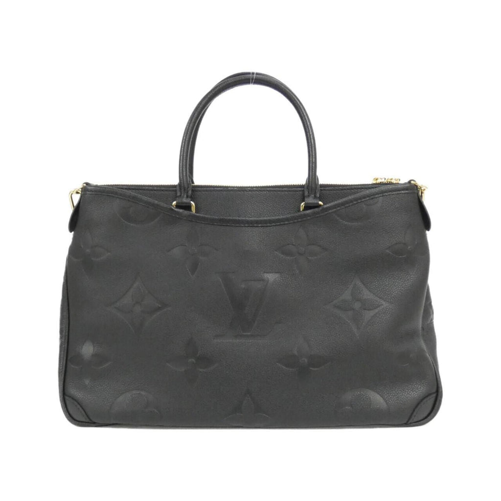 Louis Vuitton Black Leather Handbag (Pre-Owned)