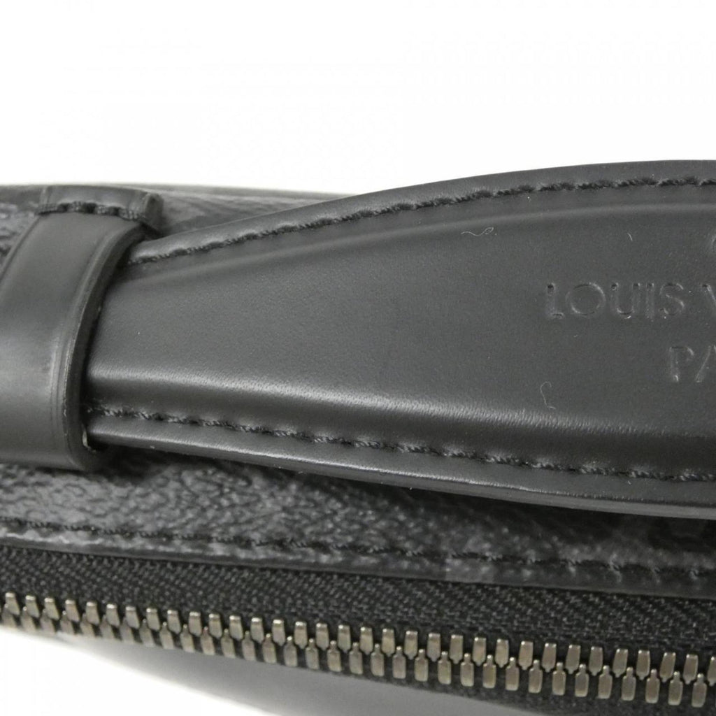 Louis Vuitton Black Coated Canvas Shoulder Bag (Pre-Owned)