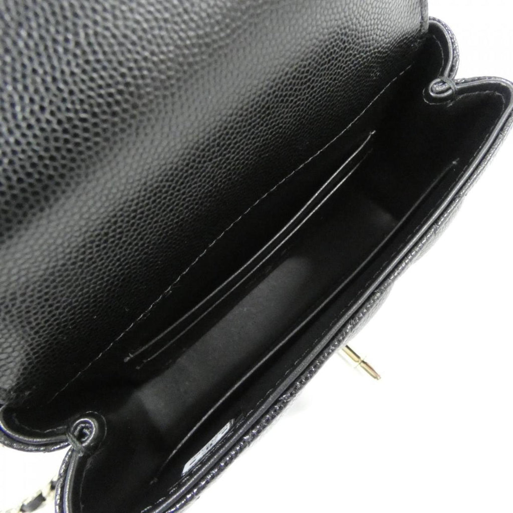 Coco Top Handle Bag Quilted Caviar Extra Mini