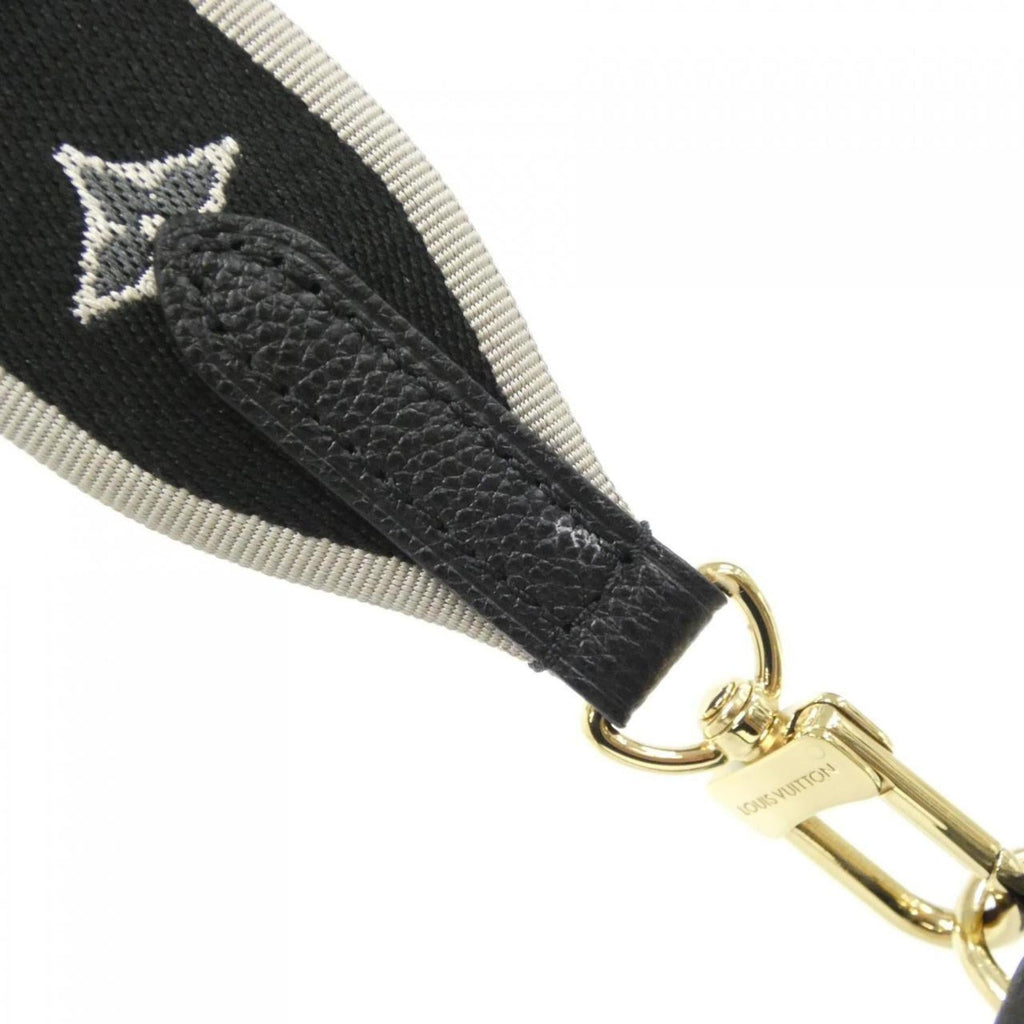 Louis Vuitton Bicolor Black Leather Shoulder Bag (Pre-Owned)