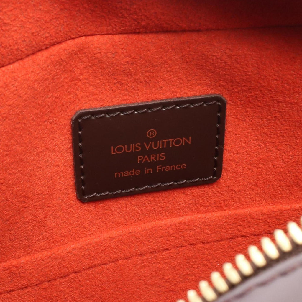 Louis Vuitton Brown Damier Canvas Pvc Leather Handbag (Pre-Owned)