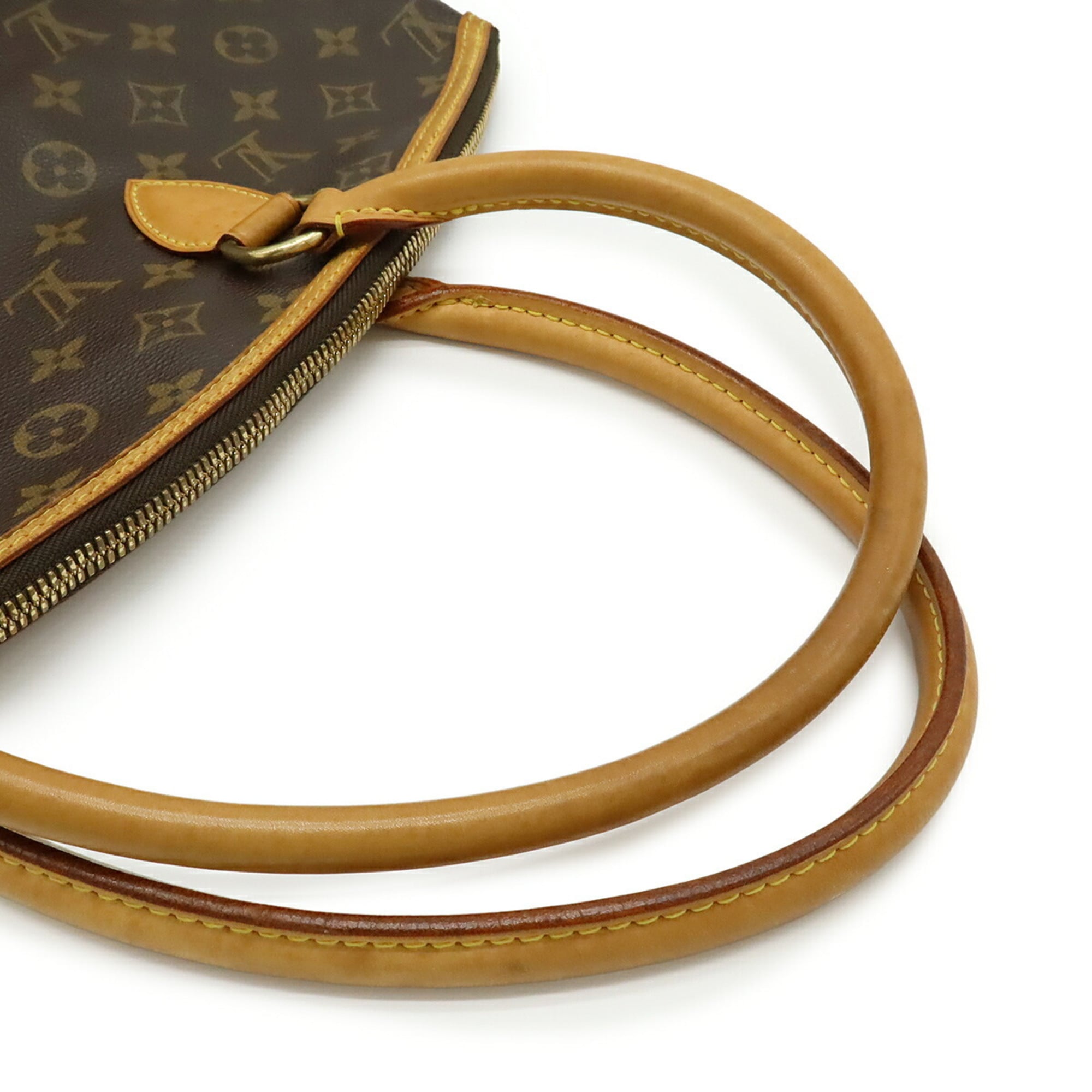 Louis Vuitton Brown Monogram White Monogram Handbag Shoulder Bag Tote Bag (Pre-Owned)