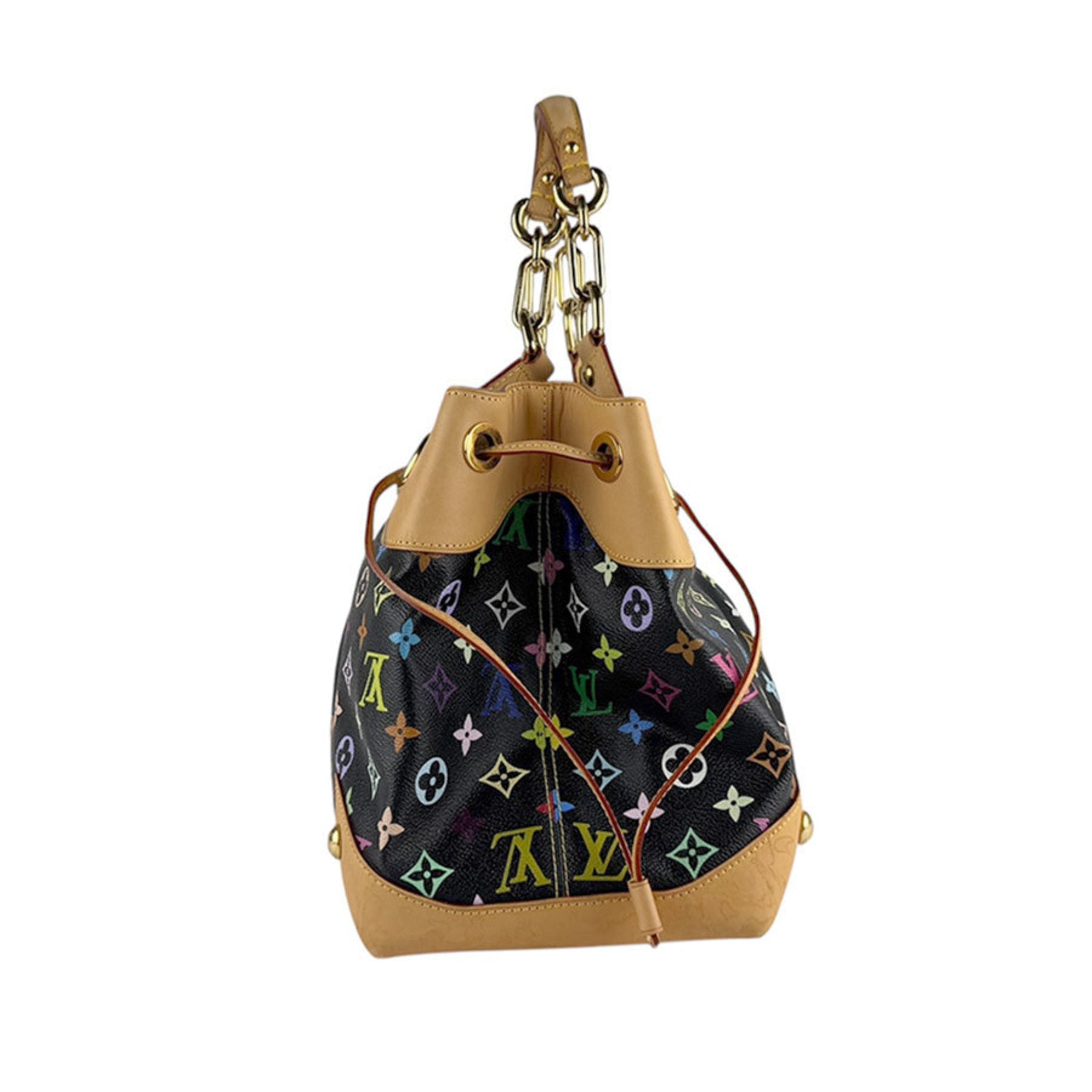 Louis Vuitton Multi-Color Noir Monogram Multicolore Handbag (Pre-Owned)