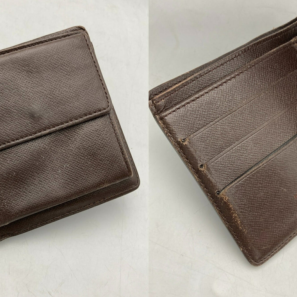 Louis Vuitton Brown Pvc Leather Wallet (Bi-Fold) (Pre-Owned)