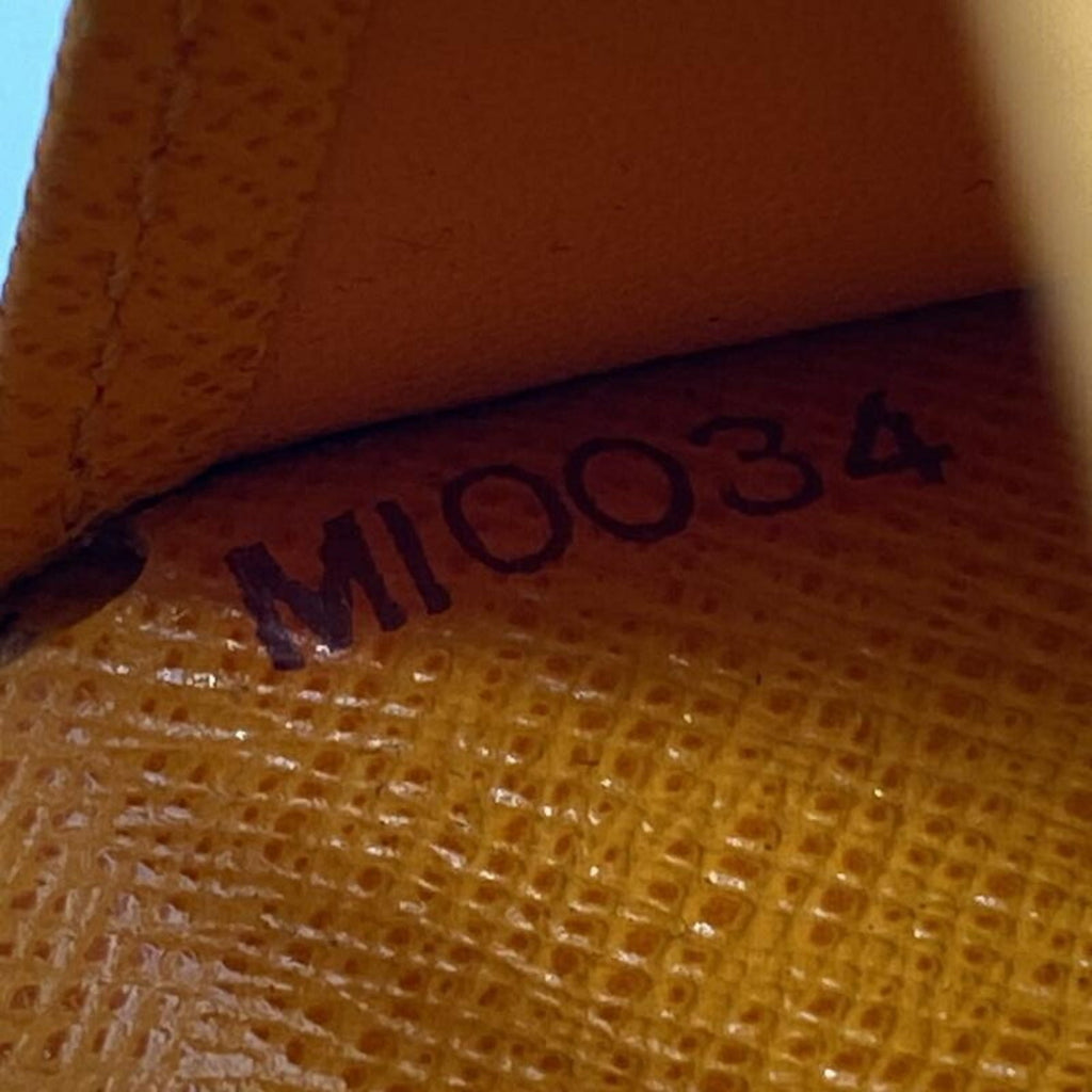 Louis Vuitton Epi Orange Epi Leather Wallet (Bi-Fold) (Pre-Owned)