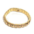 Louis Vuitton Gold Metal Tennis Bracelet (Pre-Owned)
