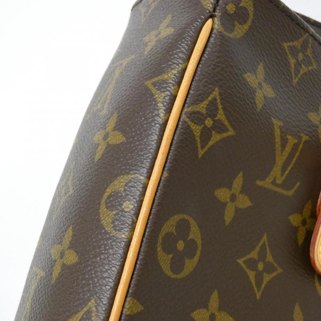 Louis Vuitton Marron Coated Canvas Handbag (Pre-Owned)