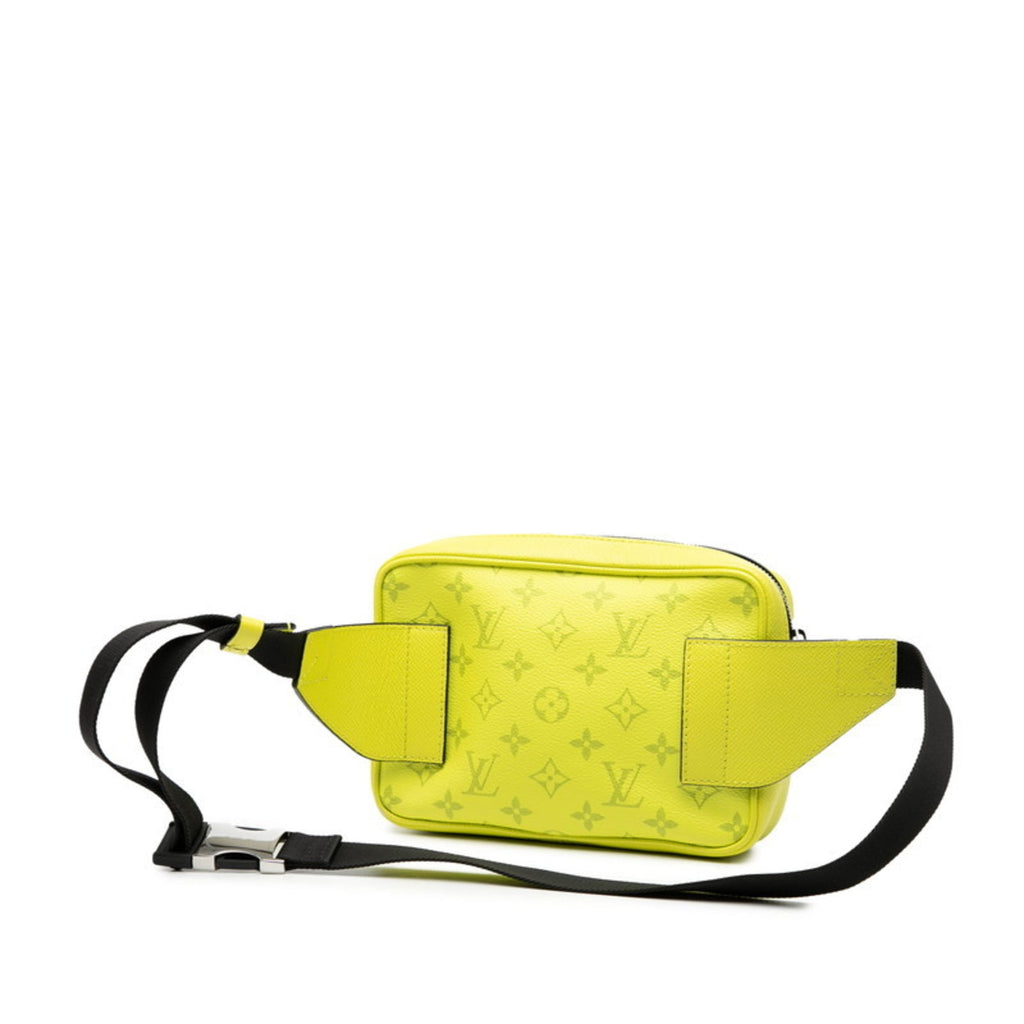 Louis Vuitton Taigarama Jaune Yellow Pvc Leather Sling Bag (Pre-Owned)
