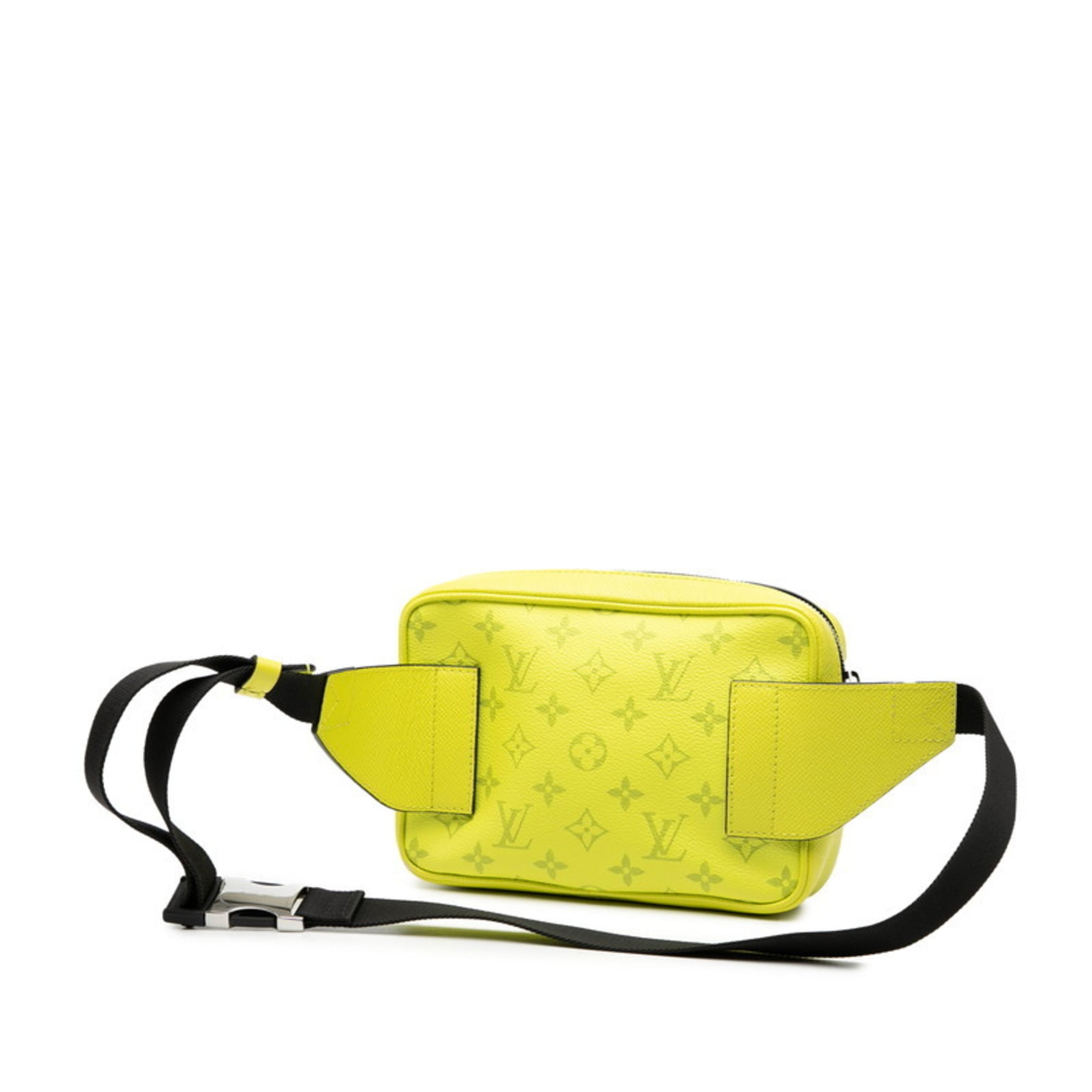 Louis Vuitton Taigarama Jaune Yellow Pvc Leather Sling Bag (Pre-Owned)