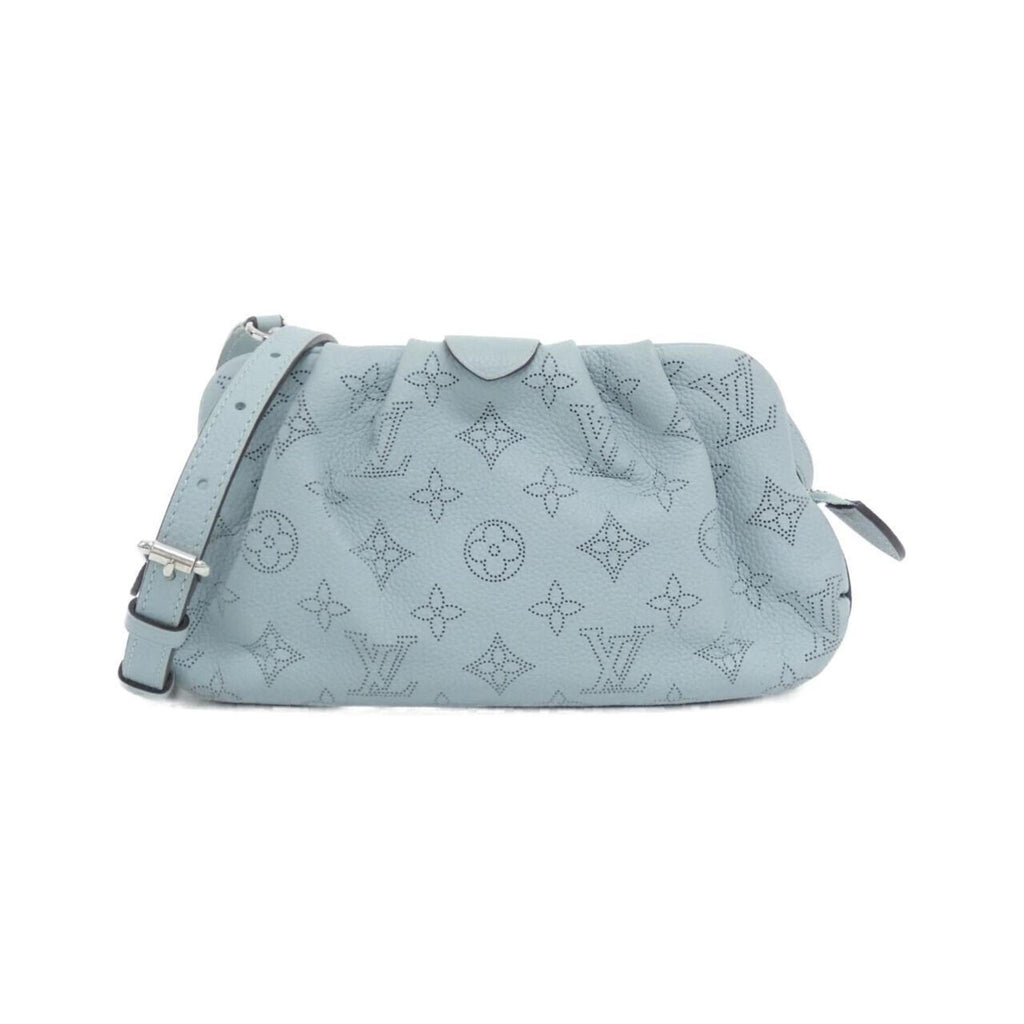 Louis Vuitton Silver Leather Shoulder Bag (Pre-Owned)