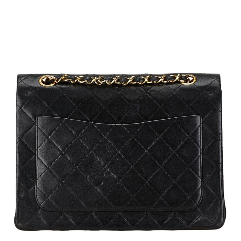 Vintage Square CC Flap Bag Quilted Lambskin Medium