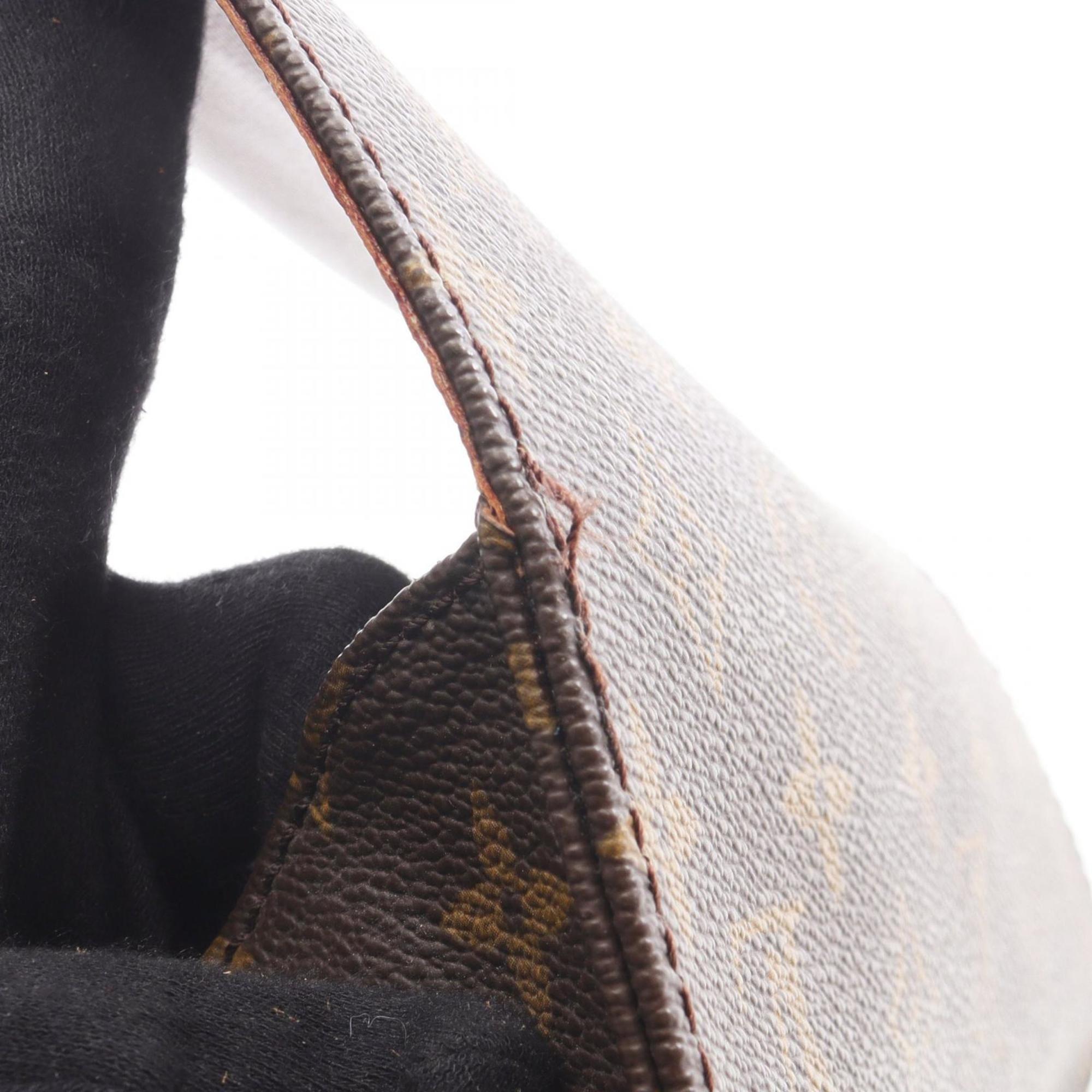 Louis Vuitton Brown Coated Canvas Pvc Leather Monogram Shoulder Bag (Pre-Owned)