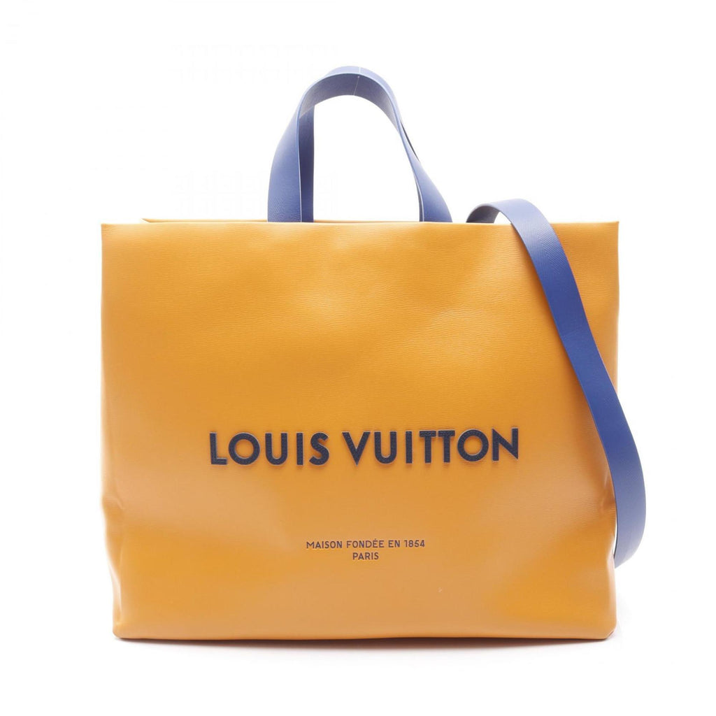 Louis Vuitton Orange Saffron Leather Tote Bag (Pre-Owned)