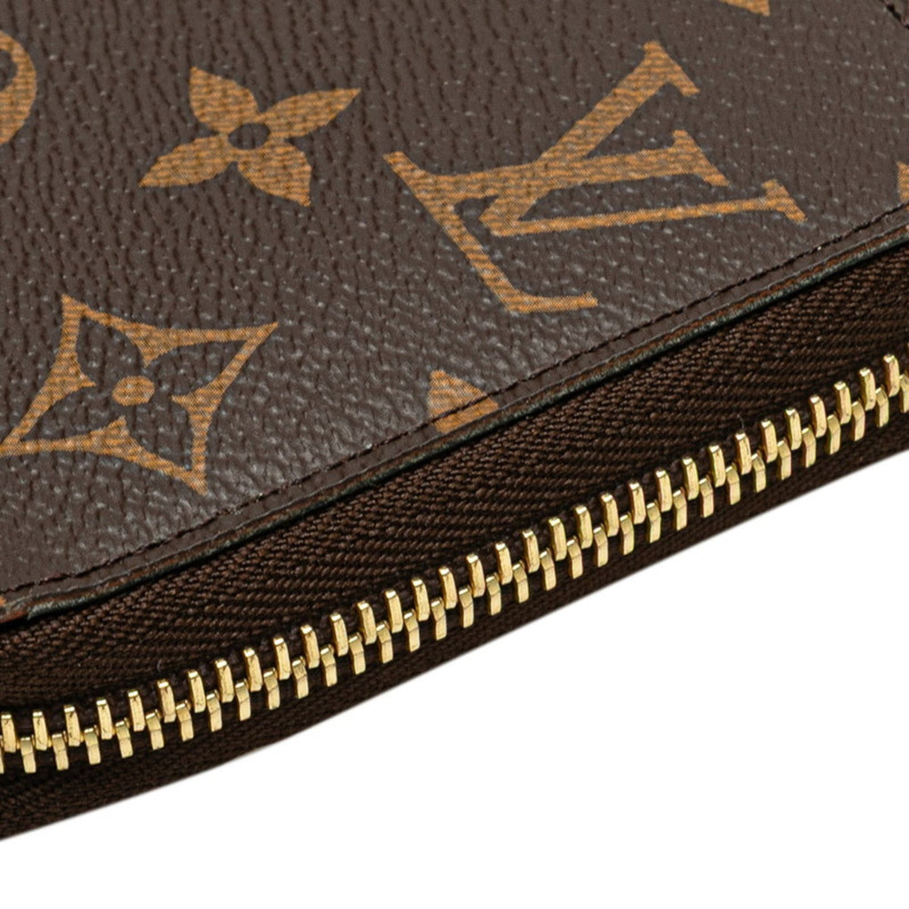Louis Vuitton Monogram Brown Pvc Long Wallet (Bi-Fold) (Pre-Owned)