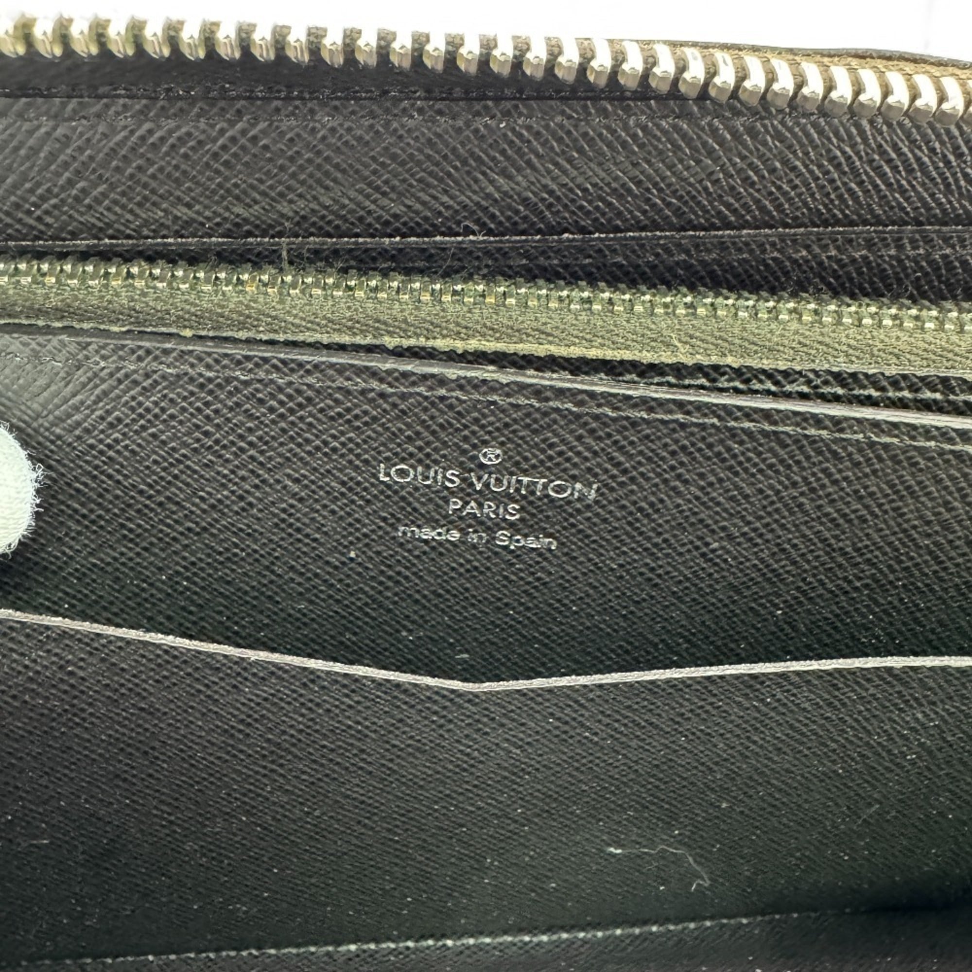 Louis Vuitton Brown Leather Long Wallet (Bi-Fold) (Pre-Owned)