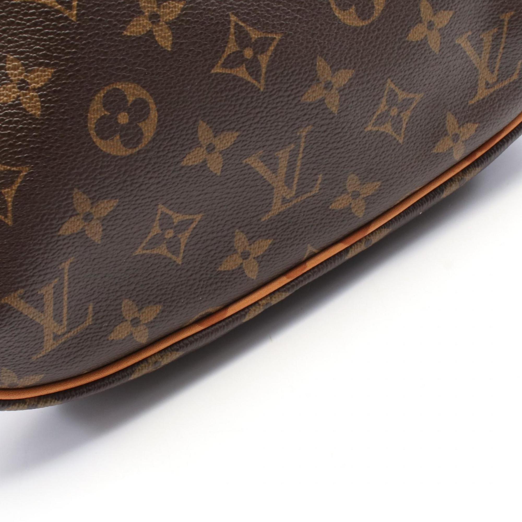 Louis Vuitton Monogram Brown Coated Canvas Leather Shoulder Bag (Pre-Owned)