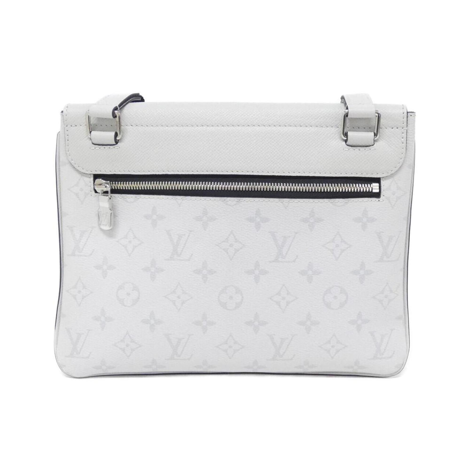 Louis Vuitton White Coated Canvas Shoulder Bag (Pre-Owned)