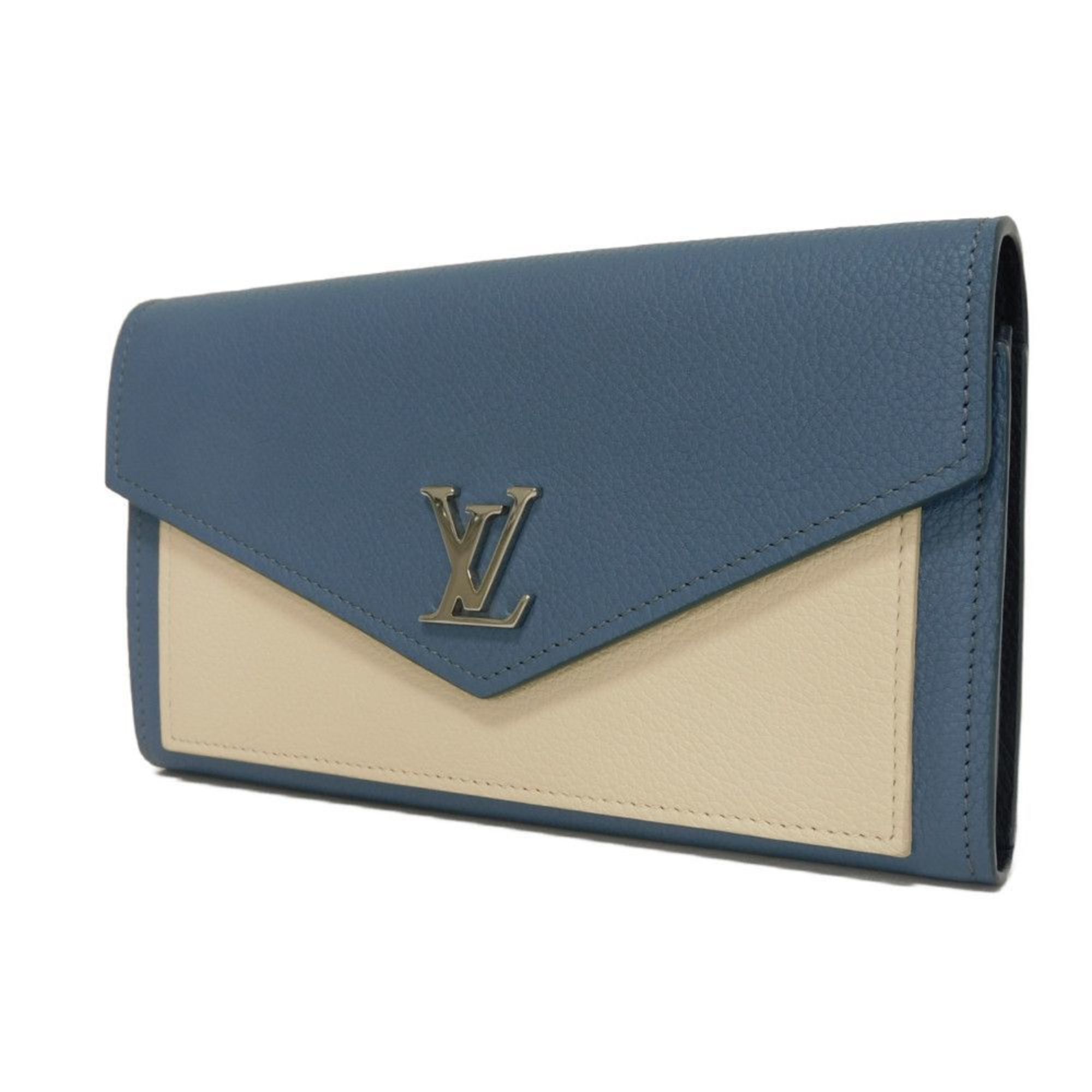 Louis Vuitton Blue Jean Long Wallet (Bi-Fold) (Pre-Owned)