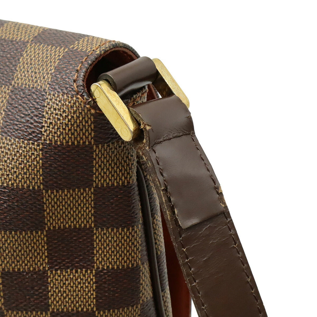 Louis Vuitton Brown Damier Canvas Pvc Shoulder Bag (Pre-Owned)