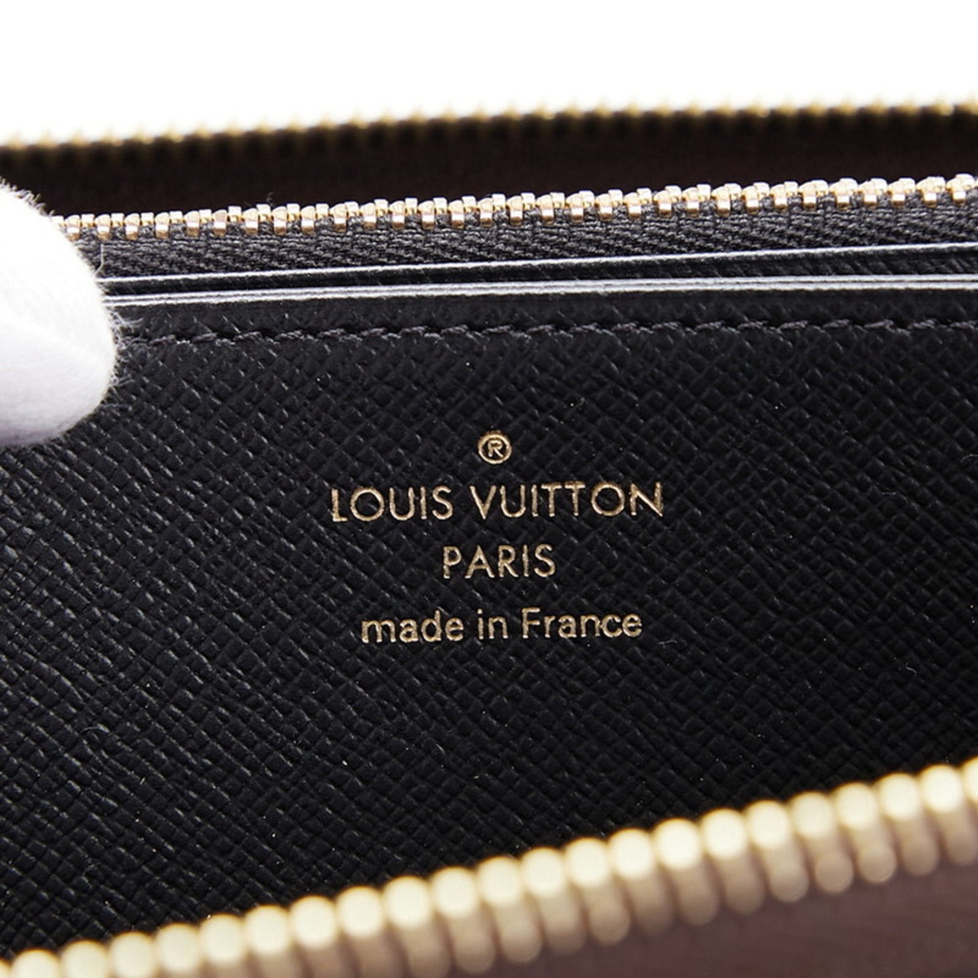 Louis Vuitton Monogram Brown Pvc Leather Wallet (Tri-Fold) (Pre-Owned)