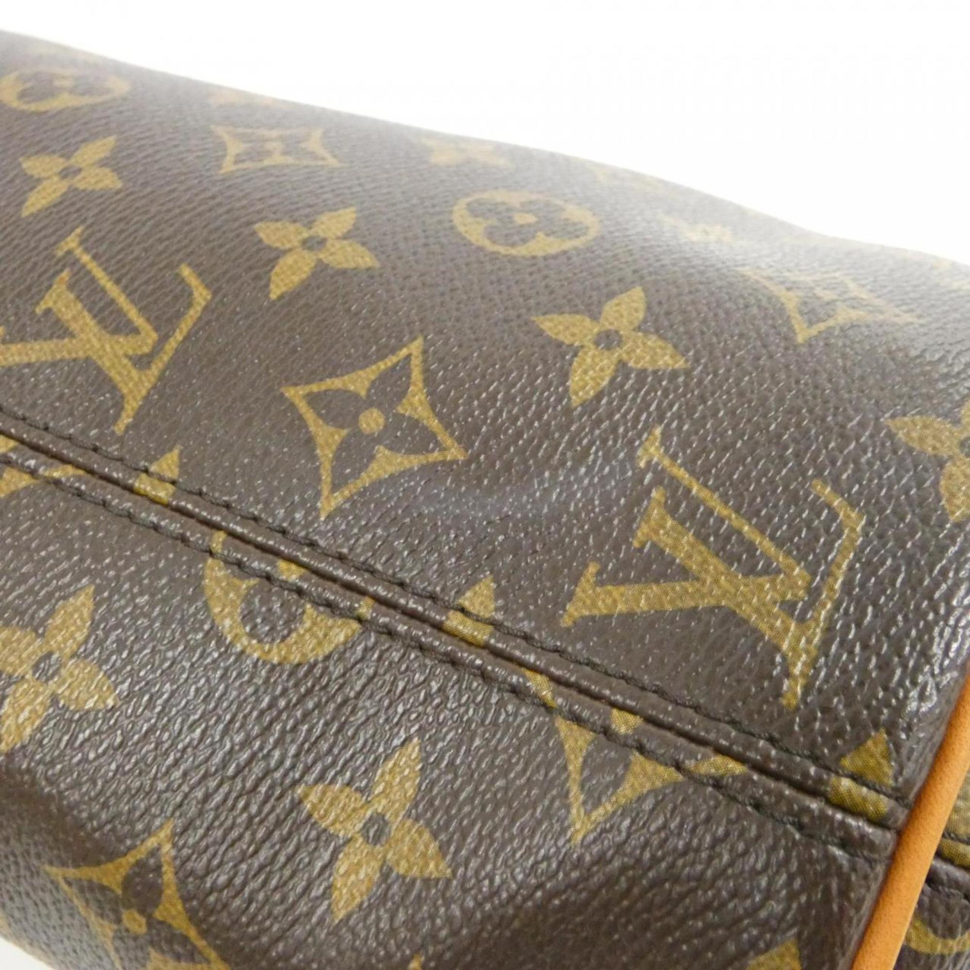 Louis Vuitton Monogram Marron Coated Canvas Handbag Shoulder Bag (Pre-Owned)