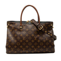Louis Vuitton Black Brown Monogram Monogram Handbag Shoulder Bag (Pre-Owned)
