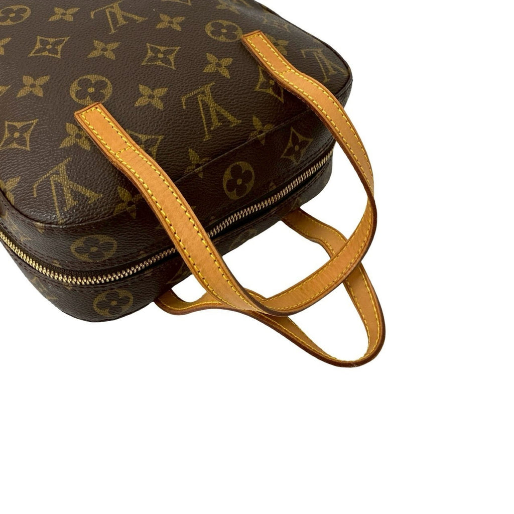 Louis Vuitton Brown Leather Pvc Handbag Shoulder Bag (Pre-Owned)
