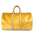 Louis Vuitton Beige Galle Monogram Vernis Boston Bag (Pre-Owned)