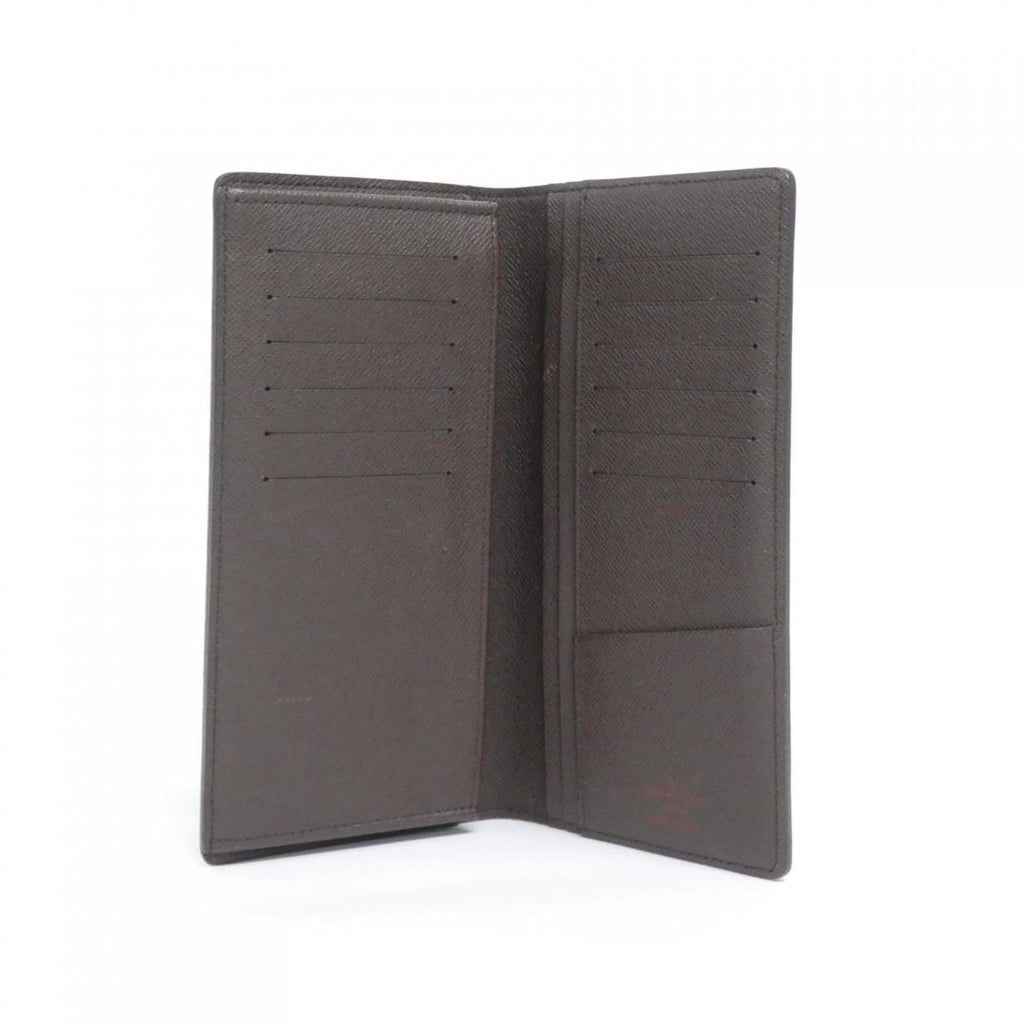 Louis Vuitton Brown Coated Canvas Long Wallet (Bi-Fold) (Pre-Owned)