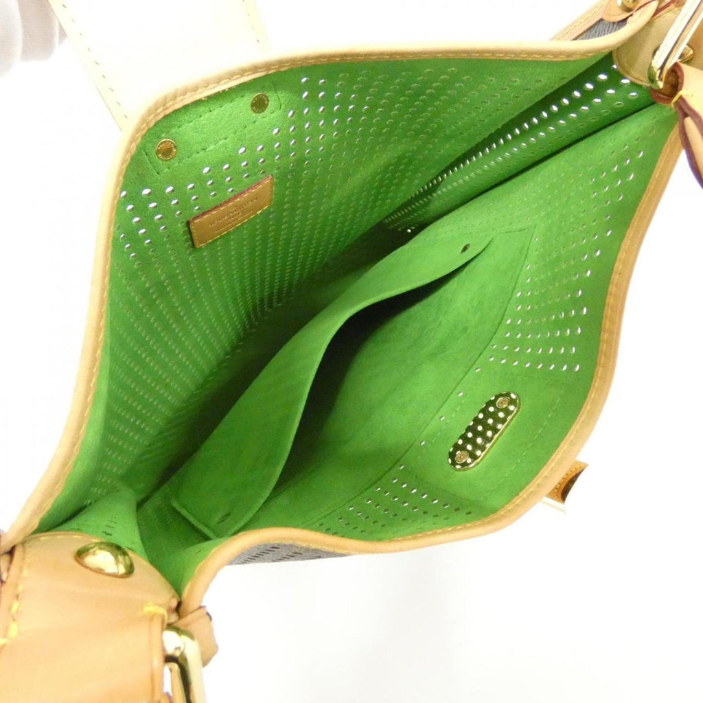 Louis Vuitton Marron Vert Coated Canvas Shoulder Bag (Pre-Owned)