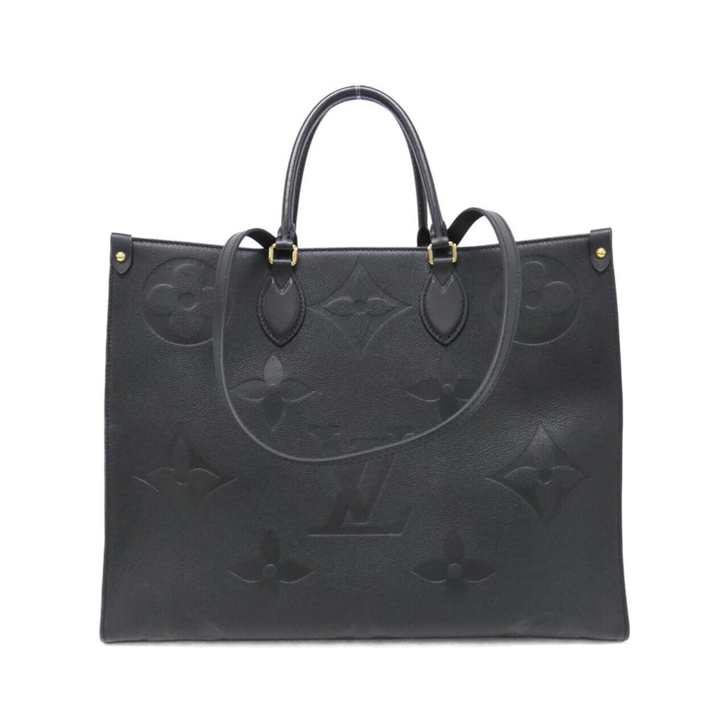 Louis Vuitton Black Leather Handbag (Pre-Owned)