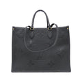 Louis Vuitton Black Leather Handbag (Pre-Owned)