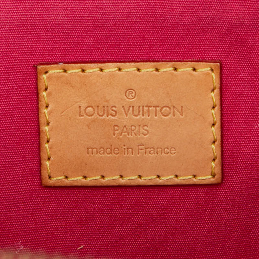 Louis Vuitton Monogram Vernis Rose Pop Patent Leather Handbag (Pre-Owned)