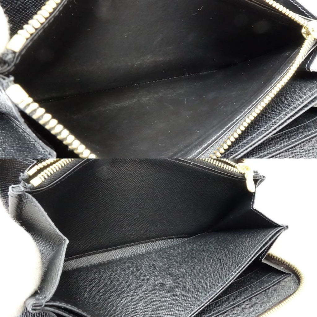 Louis Vuitton Monogram Reverse Brown Leather Long Wallet (Bi-Fold) (Pre-Owned)
