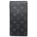 Louis Vuitton Black Monogram Eclipse Monogram Eclipse Long Wallet (Bi-Fold) (Pre-Owned)